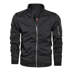 Blouson d'aviateur d'extérieur d'hiver de couleur personnalisée pour hommes, respirant, imperméable, imprimé de logo personnalisé, léger et confortable - Product Image 1