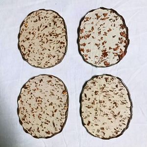 Juego de posavasos personalizado de resina de mármol de madera de gran venta 651 con color natural y personalizado hecho en La India - Product Image 4