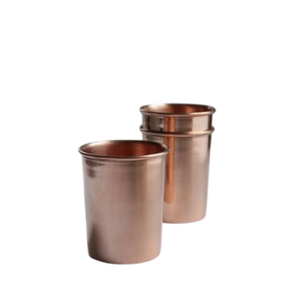Vaso de cobre para beber, adecuado para rituales de hidratación ayurvédica y sistemas tradicionales ecológicos de almacenamiento de agua. - Product Image 2