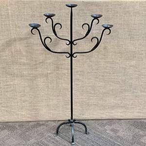 Latest Decorative Iron <b>Candelabra</b> <b>Black</b> Finished for Wedding Christmas Living Room Interior Decorations Eco-Friendly - Product Image 2