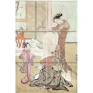 กระเบื้องเซรามิกจิตรกรรมฝาผนังศิลปะญี่ปุ่น #134สำหรับตกแต่งผนังกันน้ำมันกระเด็นหรืออาบน้ำ - Product Image 1