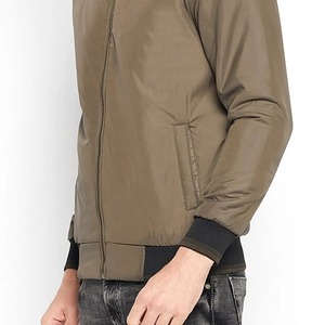 Chaqueta bomber a prueba de viento Softshell de lona de alta calidad con Cuello de piel y cremallera Chaqueta Softshell colorida - Product Image 6