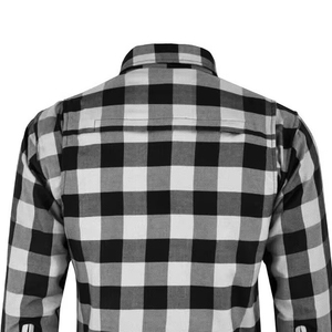 Mens Womens Custom % Cotton Motorbike Protective Outerwear Black White Water Resistant <b>Flame</b>-Retardant Hidden Zipper Biker - Product Image 3