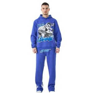 ชุดวอร์มผู้ชายระบายอากาศได้ดีชุดวอร์มพิมพ์ลายสำหรับสตรีทแวร์สำหรับผู้ชาย - Product Image 1