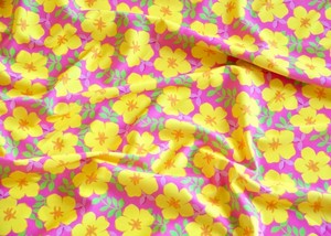 Tela con estampado floral reciclado para traje de baño, Bikinis, ropa deportiva, estiramiento antipastillas, forro resistente a las manchas de urdimbre transparente para niños - Product Image 6