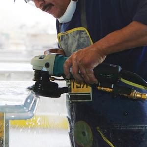 Pulidora de Piedra Eléctrica de Grado Industrial y para Bricolaje, Aplicación de Pulido en Húmedo con Batería y Fuente de Alimentación Eléctrica - Product Image 3