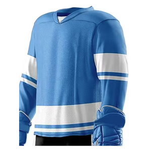 Maillots de hockey sur glace personnalisés en polyester respirant de qualité professionnelle OEM avec logo d'équipe personnalisé pour hommes - Product Image 1