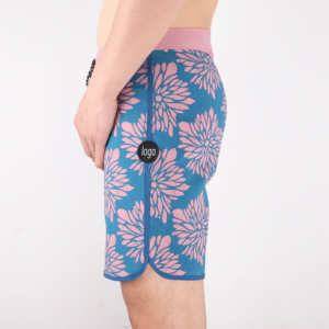 Dernier modèle de short de haute qualité Impression complète par sublimation Impression Gym Polyester Fleur Meilleure qualité Shorts pour hommes - Product Image 2