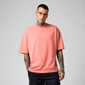 XS to 5XL Size 220 GSM 100% Cotton Oversize Plus Size Men's T-shirts Custom Printing Wholesale 2025 T Shirt for Men - Product Image 4