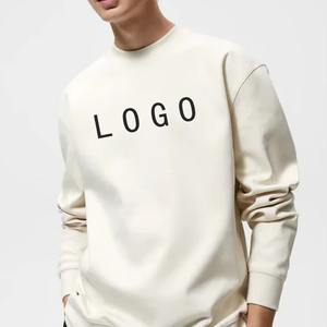 Sudaderas de Invierno para Hombre al por Mayor, 100% Algodón Grueso, con Logotipo Personalizado, Estilo Francés, Cuello Redondo - Product Image 4