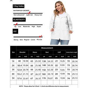 Women's Hooded Windproof <b>Jacket</b> With Pockets Full Sleeve Zipper Closure Solid Black Utility Style Spring Wear - Product Image 6
