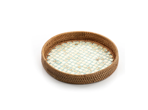 ถาดเสิร์ฟอาหารทำจากหวายทรงกลมขนาดใหญ่ทนทานถาดเสิร์ฟอาหารสำหรับงานแต่งงาน - Product Image 3