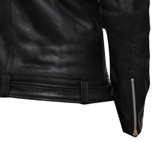 Chaqueta de cuero de vaca auténtica de nuevo estilo para hombre, abrigo corto ajustado de moda con cera de aceite rojo vino, superventas de alta calidad - Product Image 6