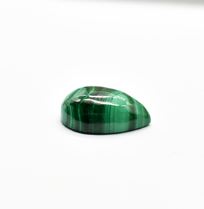 Malachite Naturelle Poire Cabochon 14X10X5 MM Quartz Cristal Bijoux Bague Pendentif Fabrication Calibré Dos Plat Quartz Pierres Précieuses - Product Image 2