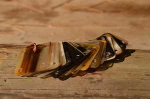 Cuchillos de cocina de la mejor calidad, hueso de cuerno de búfalo, tableta de ágata tallada a mano, lámpara de sal tejida para decoraciones navideñas - Product Image 3