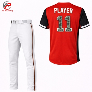 ชุดยูนิฟอร์มเบสบอลผู้ชาย โพลีเอสเตอร์ คุณภาพดีที่สุด ทันสมัย ปรับแต่งได้ ไซส์พลัส พร้อมตัวอักษร ชุดกีฬา ดีไซน์ใหม่ - Product Image 2