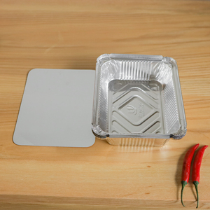 ถาดอบขนมอลูมิเนียมฟอยล์ทรงสี่เหลี่ยมผืนผ้าขนาด800มล. ถาดอบขนมปังแบบใช้แล้วทิ้ง - Product Image 4
