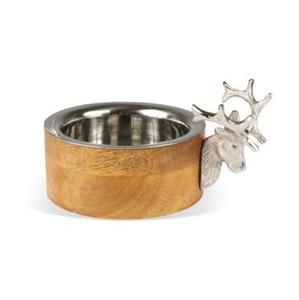 Vente en gros de sous-verres en métal faits à la main à tête de cerf fantaisie antique élégant logo personnalisé imprimé - Product Image 6