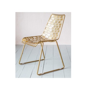 Chaises en fil métallique pour bar et club au design classique, couleur noir et or de la meilleure qualité, look tendance, chaise fantaisie en fil métallique fabriquée à la main - Product Image 3