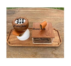 Quemador Bakhoor de forma redonda de último diseño con trabajo islámico Quemador Bakhoor de incienso de la más alta calidad de la India - Product Image 2
