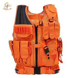 Chaleco transpirable para correr con múltiples bolsillos para ejercicios de color personalizados, Chaleco de Protección corporal táctico para Fitness, equipo de defensa - Product Image 1