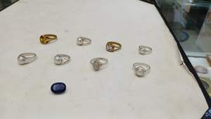 Piedra preciosa de rubí sintético de la India, piedra suelta de rubí creada por Asscher Lab con pequeñas grietas e inclusiones - Product Image 4