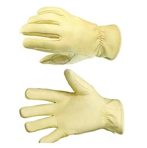 Guantes DE TRABAJO hechos de cuero de grano de cabra diseñados para protección, comodidad y destreza - Product Image 4