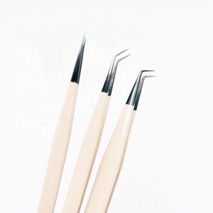 แหนบปลายเรียวยาว45องศาเคลือบผงนู้ดพร้อมโลโก้ที่กำหนดเอง - Product Image 5