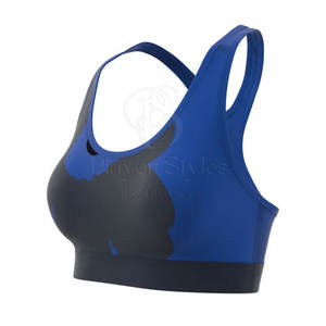 Sujetador deportivo de verano para mujer, talla libre, algodón, Yoga, ropa deportiva, sin costuras, push-up, Logo, Copa impresa, sólido, sin cables - Product Image 6