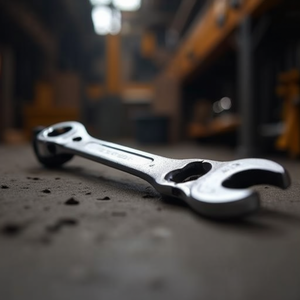 Overall Length 310 mm Scaffolding Ratchet <b>Wrench</b> 19/22 mm - Product Image 3