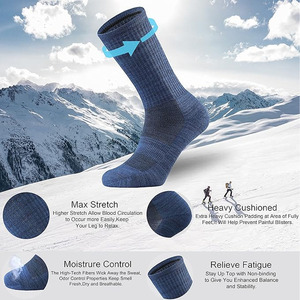Chaussettes de protection contre les éruptions cutanées pour hommes, chaudes, respirantes, écologiques, à séchage rapide, conçues pour le confort, la durabilité, la chaleur et la douceur - Product Image 2