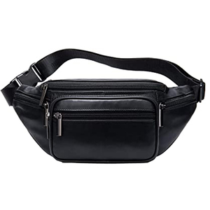 Riñonera de cuero de alta calidad, gancho para auriculares de carga a la moda, bandolera deportiva para exteriores, bolsa de pecho para raqueta de viaje - Product Image 1