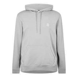 Sudadera con capucha de hombre de mezcla de poliéster y algodón de alta calidad OEM forro polar grueso hombro caído estampado personalizado ajuste regular secado rápido transpirable - Product Image 6