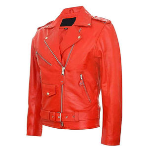 Veste en cuir PU pour homme en gros ODM, style streetwear avec fermeture éclair, tissu tendance et matériau en duvet, veste en parfait état - Product Image 5