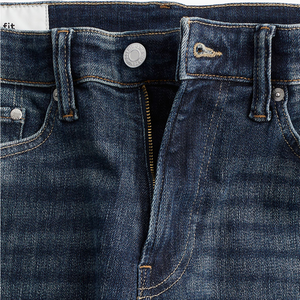 Short en jean délavé de style de rue au design personnalisé Bermuda baggy décontracté d'été brodé logo décoration vintage - Product Image 2