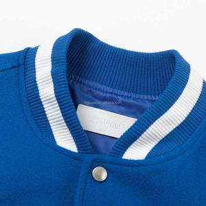 เสื้อแจ็คเก็ตบอมเบอร์ผ้าวูลสำหรับผู้ชายเสื้อคลุมปักลายสไตล์เลตเตอร์แมนมหาวิทยาลัยเสื้อเบสบอลแนวสตรีทเสื้อโค้ทแบบ100% - Product Image 3