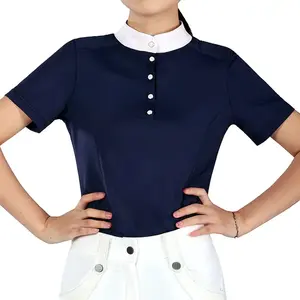 Top Corto de Punto de Algodón para Mujer, Logotipo Personalizable, Cuello Alto, Estilo Casual Ecológico, Múltiples Colores, Primavera, OEM - Product Image 2