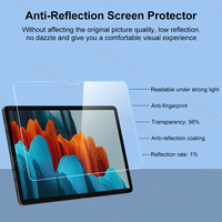 Factory Wholesale AR Anti-Reflective Screen Protector for Samsung Tab S7/S8/S9 Scratch Resistant Anti-Glare Film Used for Tablet