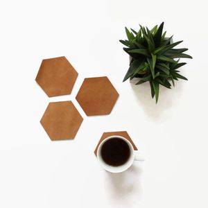 Round Shape Wooden Coaster With Holder For Kitchenware Dining Table Tea & <b>Coffee</b> Serving Mats & <b>Pads</b> Handmade - Product Image 3