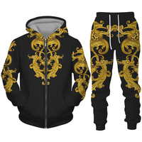 Conjunto Deportivo Ecológico de Algodón 100% para Invierno 2025, Sudadera con Capucha, Estilo Moderno, Corte Regular, Estampado en Serigrafía Navideño