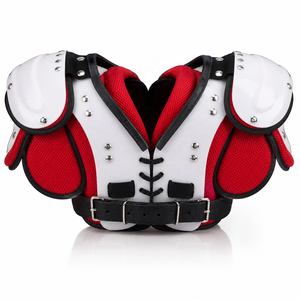 Wholesale Price American Football Uniform Short Customizable Breathable Adjustable Anti Slip Football Shoulder Chest Protector - Product Image 3