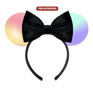 Diadema Personalizada DIY de Color de Ensueño para Niñas, de Vinilo Negro, para Pintar, Accesorio de Moda para el Cabello para Niños - Product Image 1