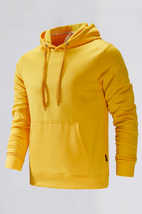 เสื้อฮู้ดแขนยาวสำหรับผู้ชายทรงเข้ารูปสวมใส่สบายมีหลายขนาด - Product Image 2