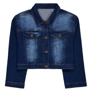 2026 Fashion Wholesale Knitted Reversible Cotton Letter <b>Denim</b> <b>Jacket</b> Winter Wears for Men and Women - Product Image 1