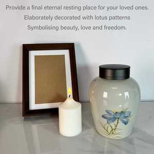 Urne souvenir décorative pour femmes élégantes moyennes taille parfaite urne commémorative pour animaux de compagnie pour le souvenir des cendres humaines - Product Image 3
