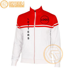 Veste universitaire Sigma brodée en molleton de coton Delta personnalisée, de haute qualité, respirante, à séchage rapide, avec fermeture éclair - Product Image 6