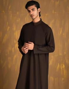Hombres islámicos Thobes ropa musulmana elegante medio largo Jubah Daffah Thobes personalizado OEM ODM servicio - Product Image 5