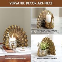 Support à bougies en forme de cygne dansant en aluminium, fait main, écologique, finition brillante, résistant à la chaleur, décoration d'intérieur pour Pâques