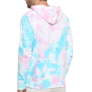 Diseño personalizado hecho de los hombres Tie Dye Hoodies Hombres con estilo Tie Dye Hoodies Ropa de invierno Tie Dye Hoodies - Product Image 2