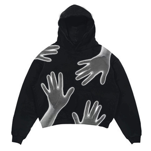 Ropa de moda de alta calidad para hombre, ropa de calle, Sudadera con capucha, impresión de inyección directa Digital, manga larga, 100% algodón, Sudadera con capucha de alta calidad - Product Image 1